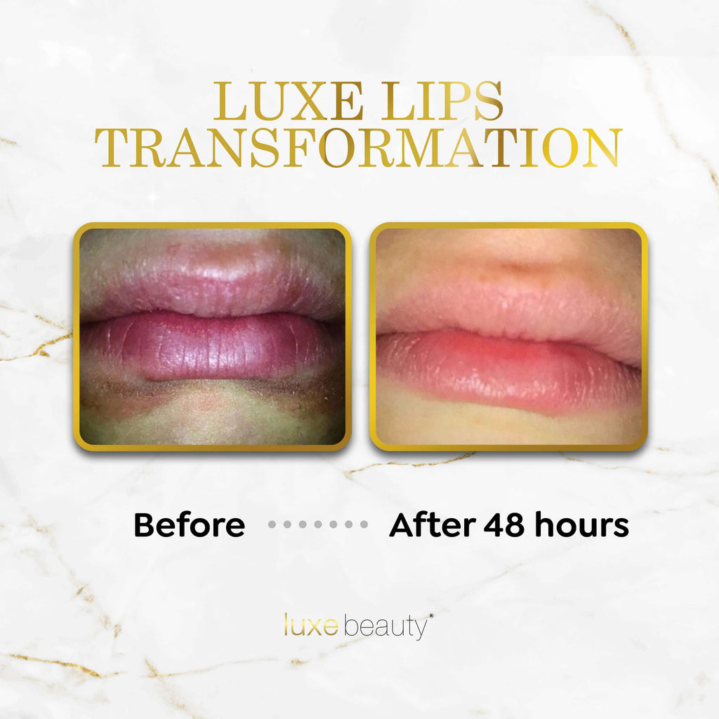 Luxe Lips 4 Pack: Caramel Popcorn, Watermelon, Vanilla & Strawberry