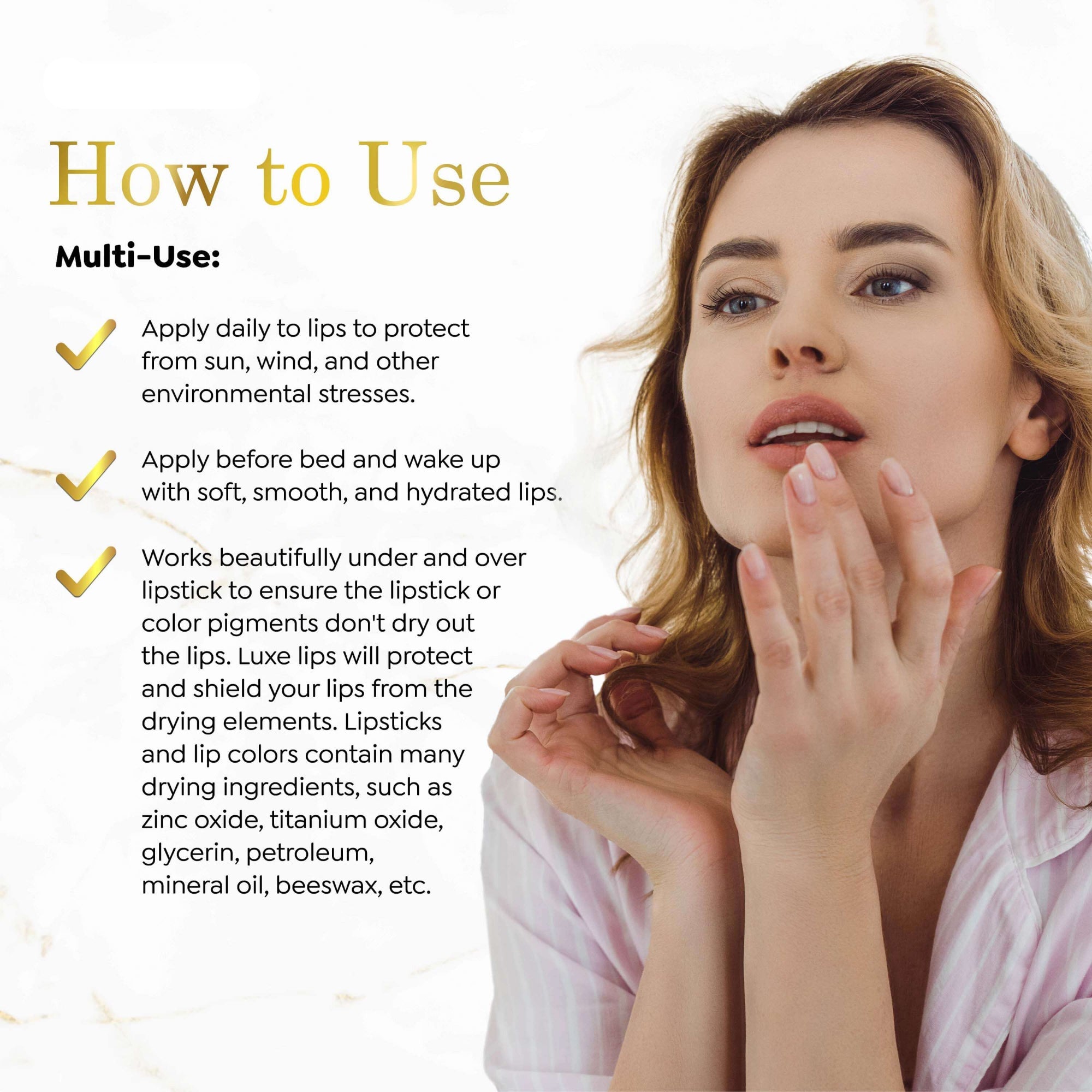 Luxe Beauty Luxe Lips How To Use Instructions