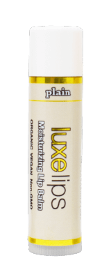 Luxelips - Moisturizing Beeswax-free Lip Balm- Plain