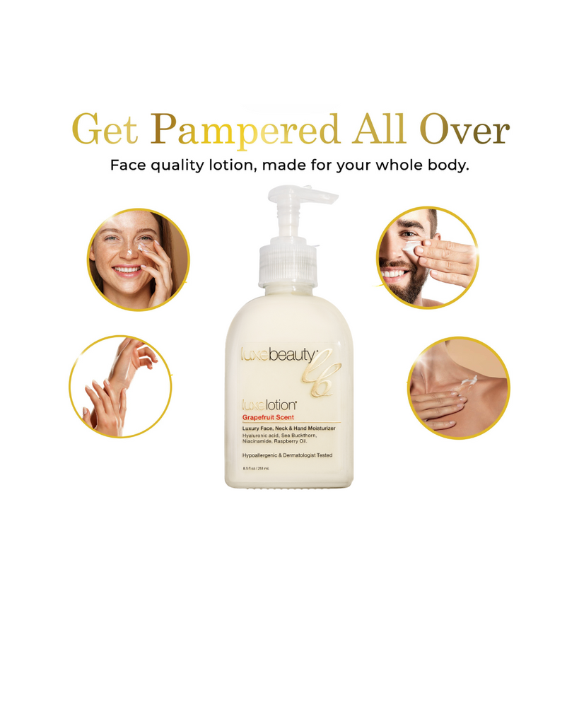 Luxe Lotion Face, Neck & Hand Moisturizer - 8.5 oz Grapefruit Scent