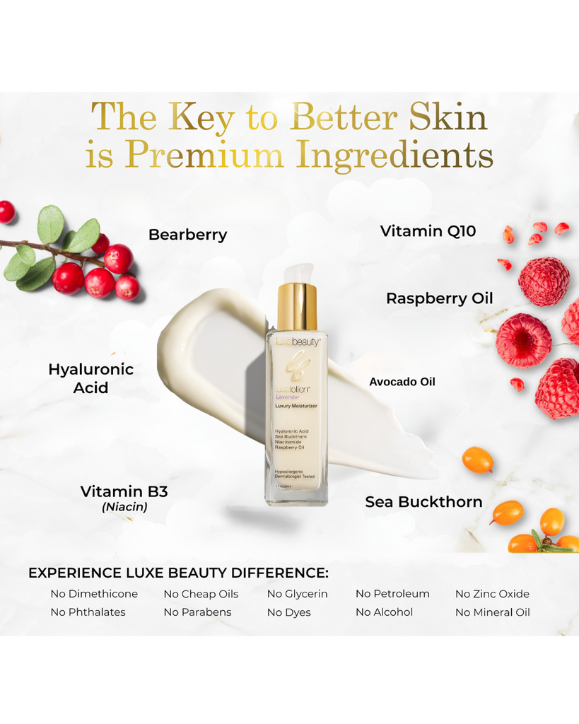 Luxe Lotion Face Moisturizer - 2 oz Lavender Scent