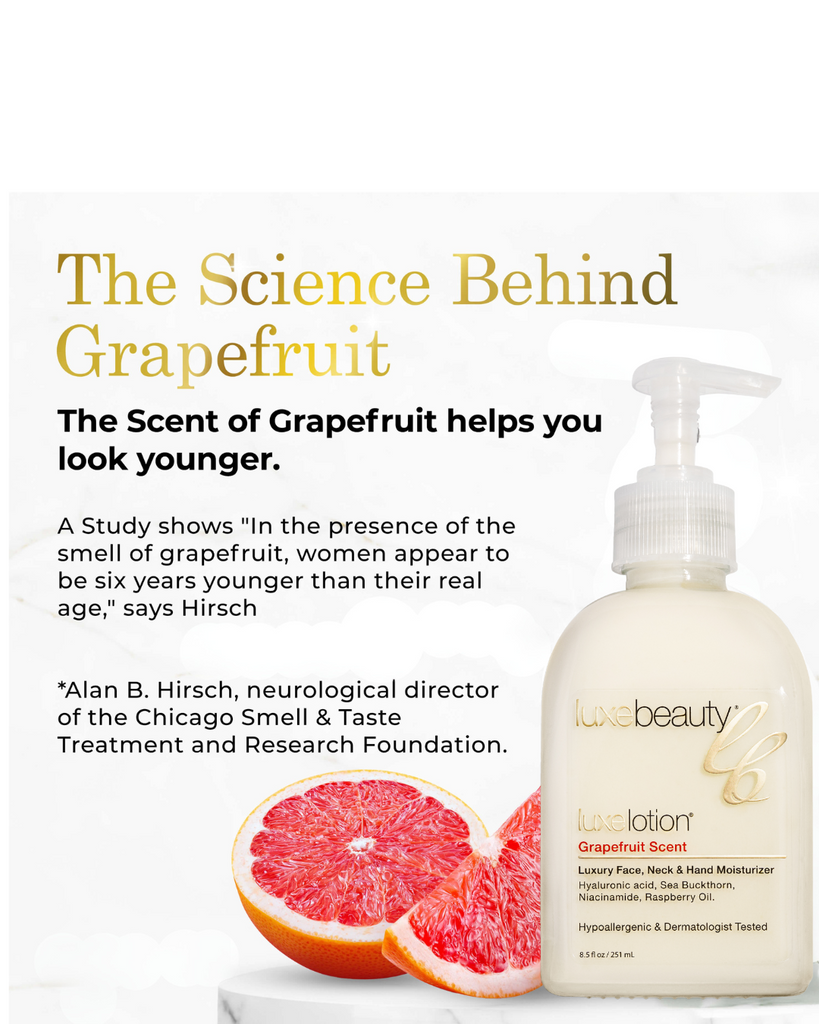 Luxe Lotion Face, Neck & Hand Moisturizer - 8.5 oz Grapefruit Scent