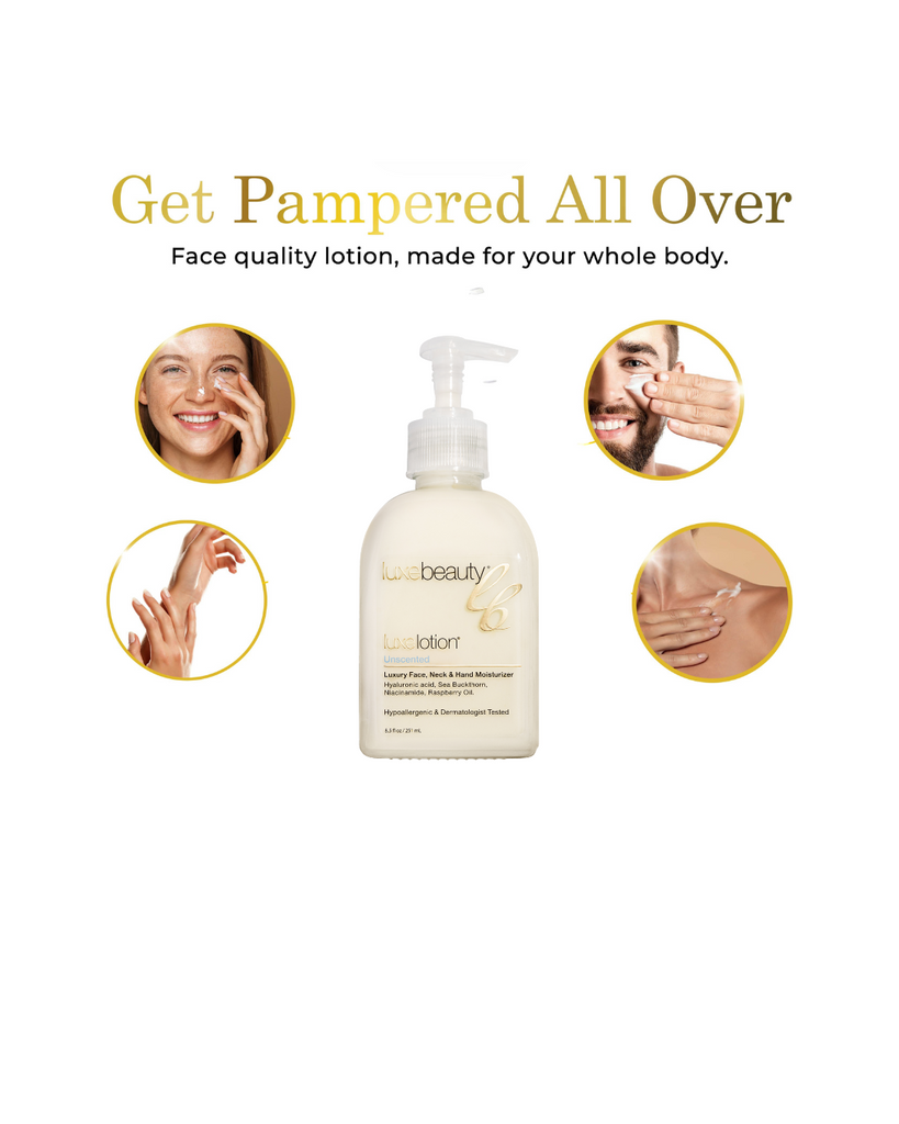 Luxe Lotion Face, Neck & Hand Moisturizer - 8.5 oz Unscented