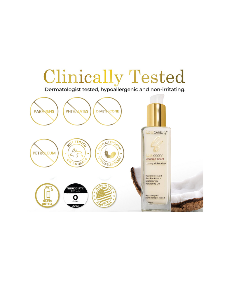 Luxe Lotion Face Moisturizer With Coconut Scent