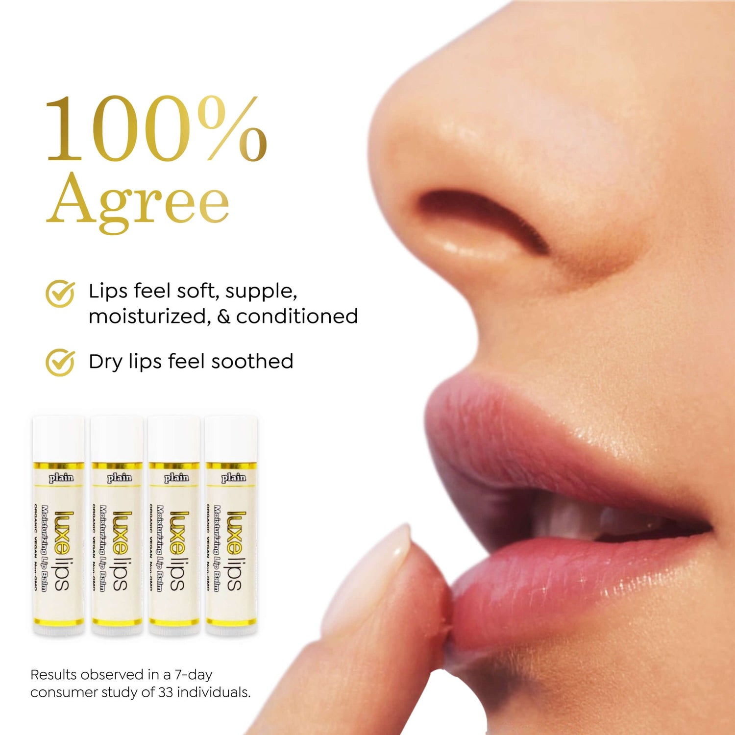 Luxe Beauty Luxe Lips 100% agree survey results