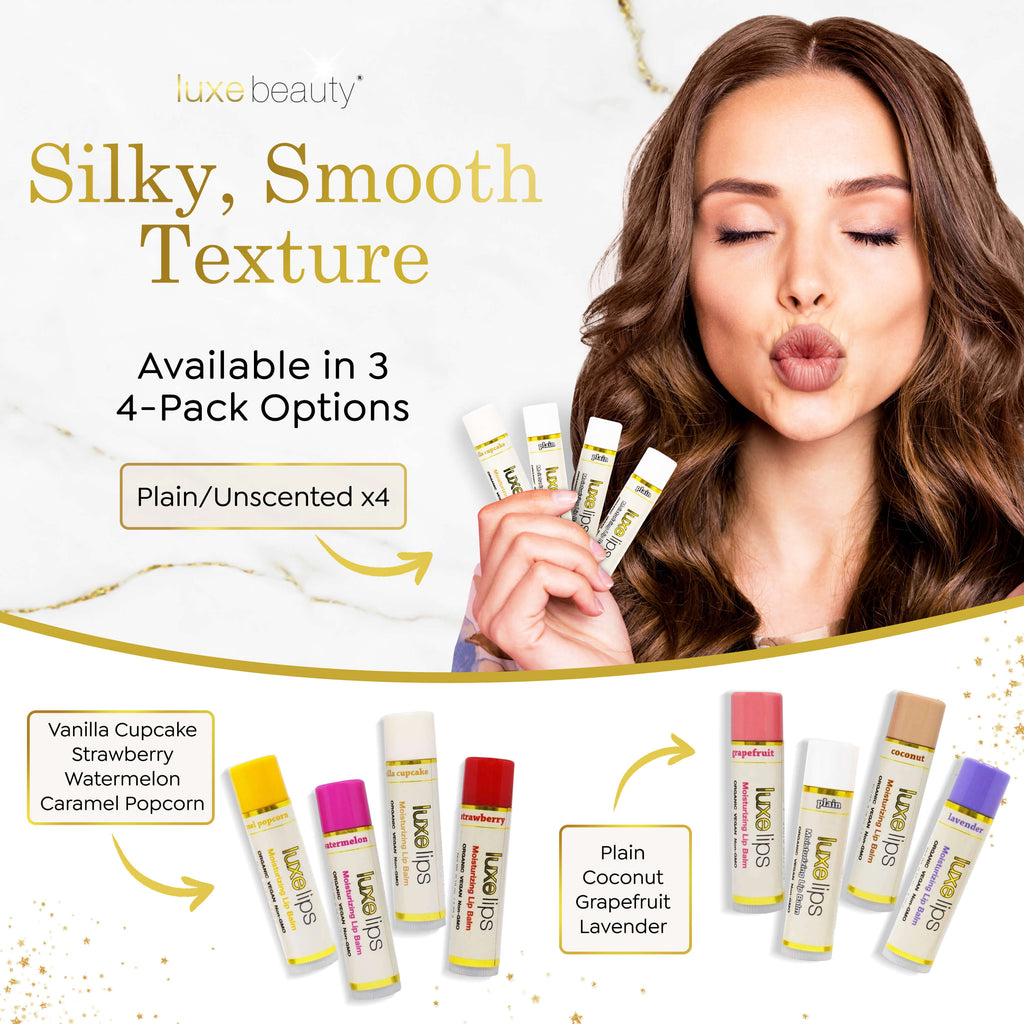 Luxe Lips 4 Pack - ALL PLAIN