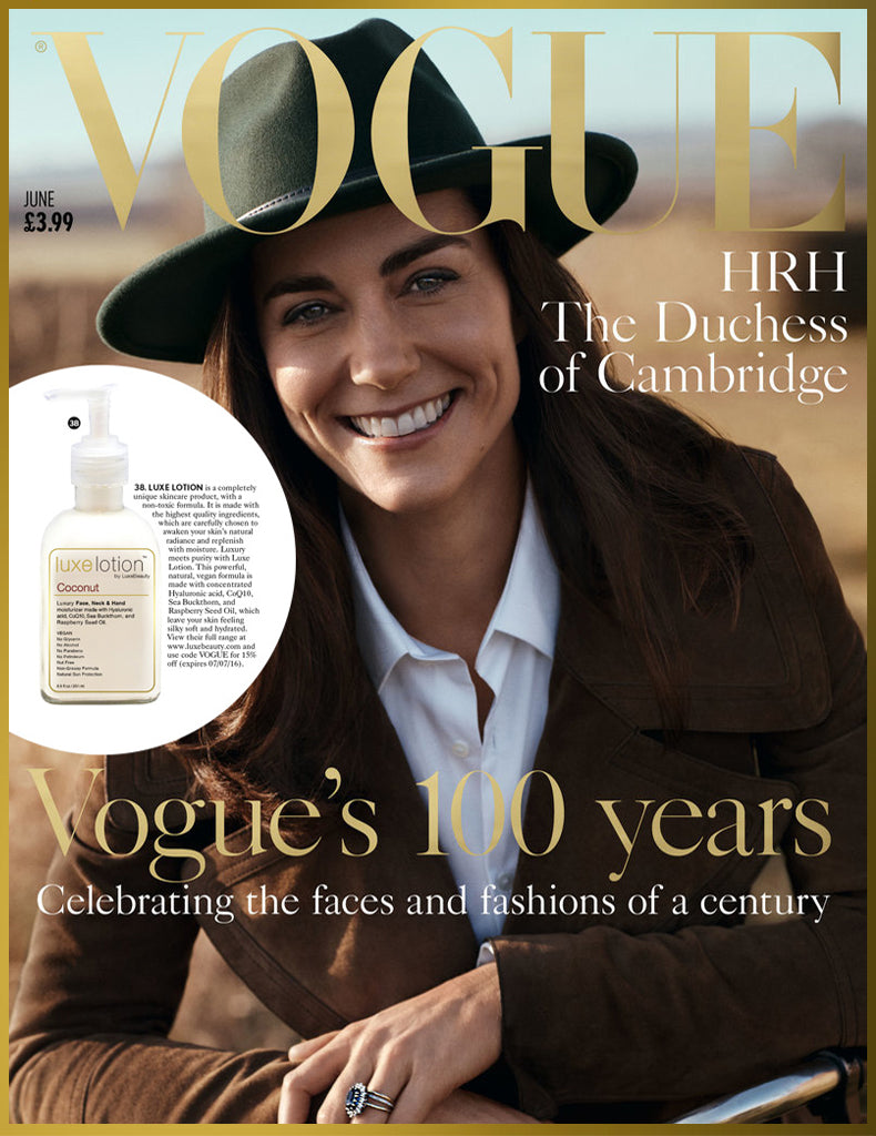 Vogue Features Luxe Lotion For Glowing Skin