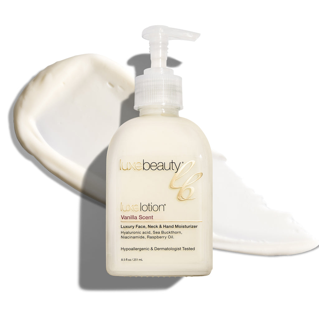 Luxe Lotion Face, Neck & Hand Moisturizer - 8.5 oz Vanilla Scent