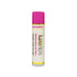 Luxe Lips Watermelon lip balm with pink cap on a white background