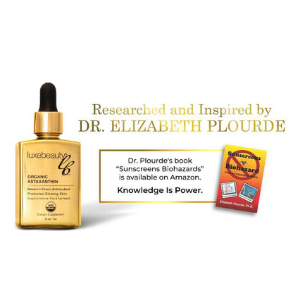 Gold bottle with dropper labeled &