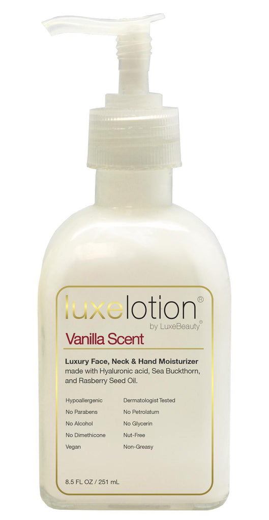 Luxe Lotion Face, Neck & Hand Moisturizer - 8.5 oz Vanilla Scent