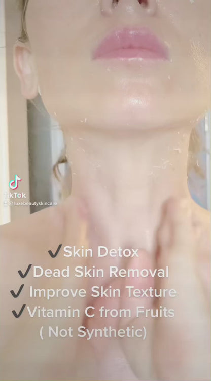 Luxe Beauty Travel-Sized 4 in 1 Vegan Skin Cleanser TikTok video tutorial